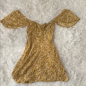 Just a Lover Yellow Mini Dress